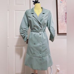 NWT, Suit Dress, Long Jacket with belt